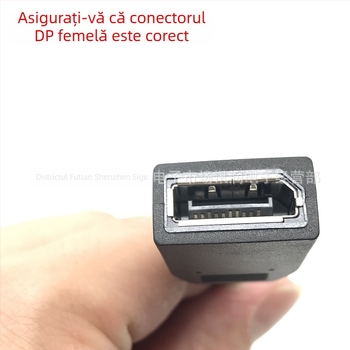 Cablu adaptor Mini DisplayPort către DisplayPort, suport 4K60Hz