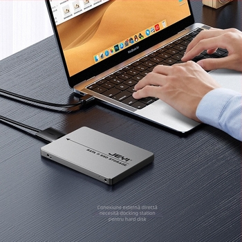 Carcasă M.2 NGFF spre 2,5 inch SATA3 pentru hard disk, adaptor SSD B-Key, SATA III 6Gbps, model SN7