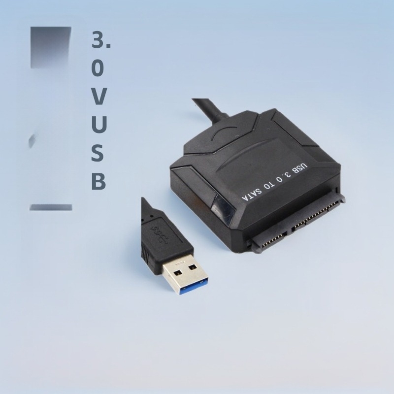 AWD8 cablu adaptor USB 3.0 la SATA pentru HDD/SSD de 2.5/3.5 inch, controler JM578, 35 cm, conductor din cupru, un singur capăt