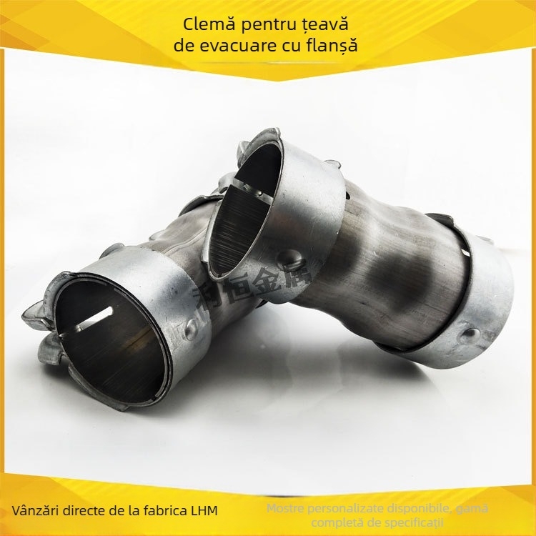 Tubă de evacuare modificată — clemă adaptor din oțel inoxidabil Li Heng model 22, destinat autoturismelor