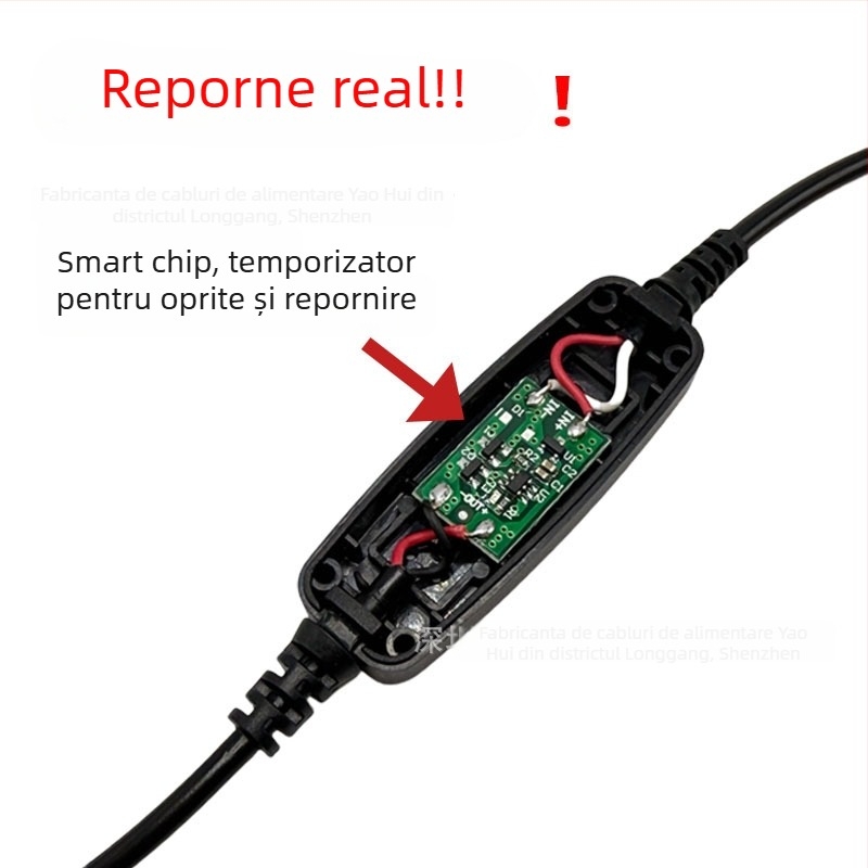 Cablu adaptor pentru router, 5.5 mm bărbat la 5.5 mm femeie, cablu din cupru, Yaohui 031