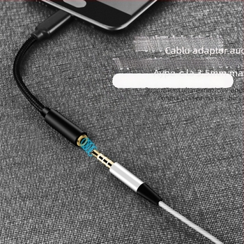 HYX-52 adaptor audio digital USB-C pentru căști de 3,5 mm, telefoane Android; compatibil cu Xiaomi, Huawei, OPPO