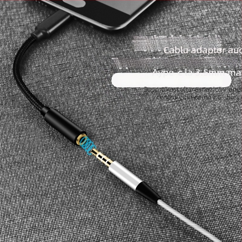 HYX-52 adaptor audio digital USB-C pentru căști de 3,5 mm, telefoane Android; compatibil cu Xiaomi, Huawei, OPPO
