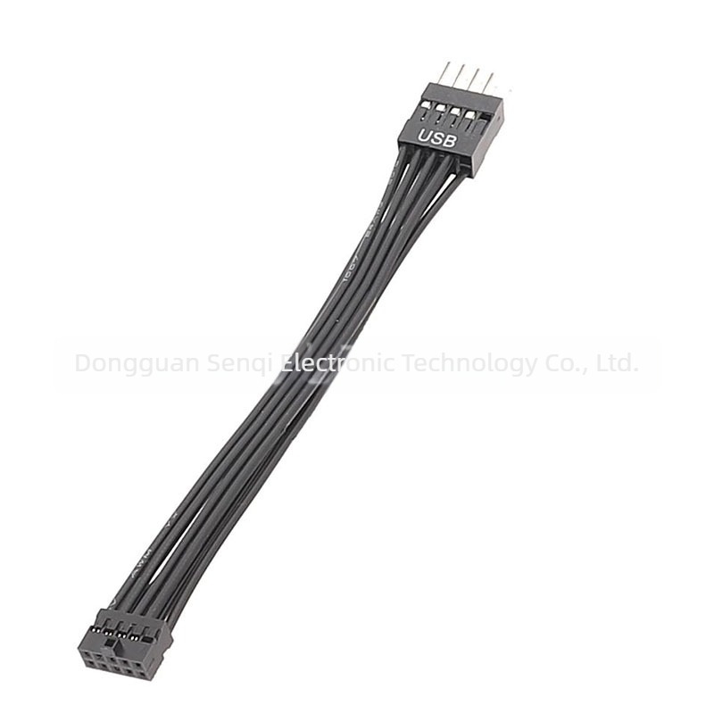 sqmOD Cablu adaptor DuPont 2.0 la 2.54 pentru USB header pe plăci de bază industriale, conductor din cupru