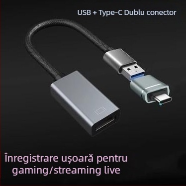 Carte de captură video HDMI către USB – rezoluție 1080p, interfață USB, compatibil cu toate sistemele de operare, OEM disponibil, garanție 1 an