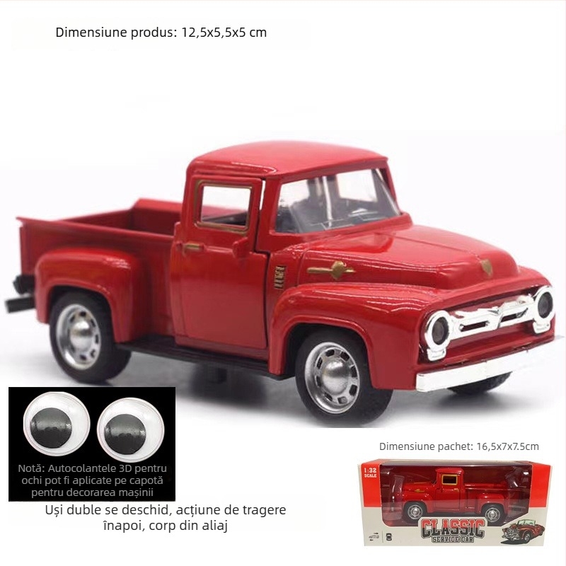 Model de mașină din aliaj, Shengrun, scară 1:32, control prin inerție, 7–14 ani