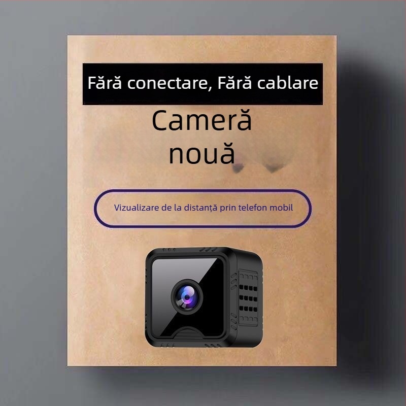 Cameră inteligentă de supraveghere 1080p, obiectiv 3.6mm, rază 10–30 m, control prin aplicație mobilă, utilizare în interior