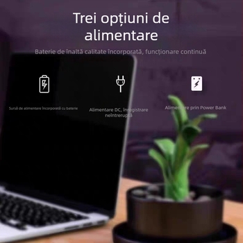 Cameră smart A9, 1080p, lentilă 3,6 mm, rază 10–30 m, control prin aplicație mobilă, pentru interior