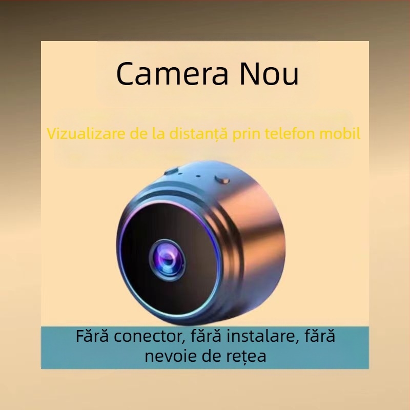 Cameră smart A9, 1080p, lentilă 3,6 mm, rază 10–30 m, control prin aplicație mobilă, pentru interior