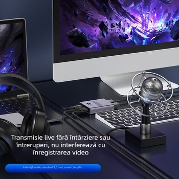 Cardă de Captură Video HC-V9 de la YUCUN — USB 3.0, 2560x1440, HDMI, compatibilă cu toate sistemele de operare
