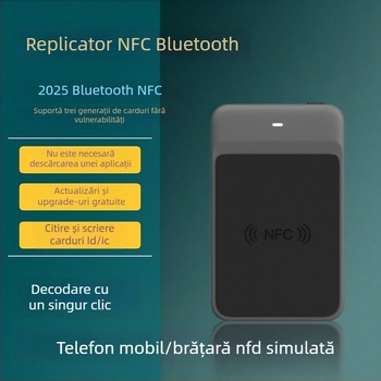 Bluetooth NFC cititor/scriitor pentru carduri IC de acces – carduri pentru lift și rezidențiale, decriptare și duplicare