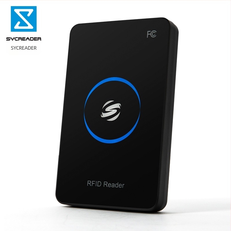 Dispozitiv desktop de emitere carduri 13.56MHz MF/S50/S70 IC, USB, modelul R80C, pentru gestionarea membrilor și controlul accesului