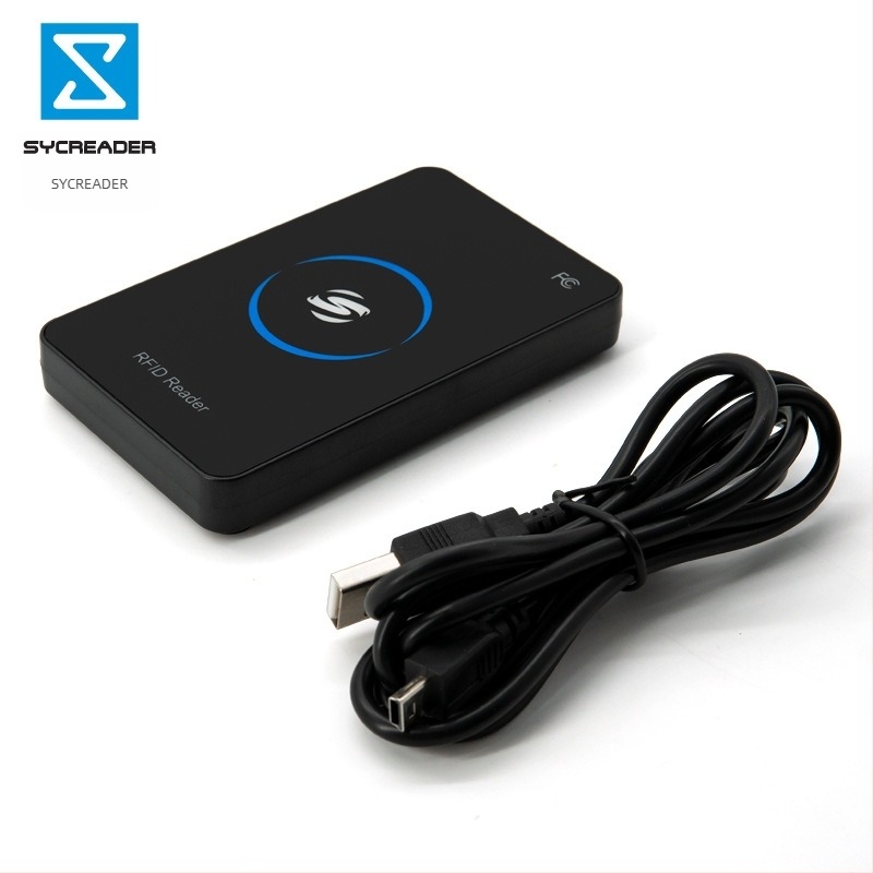 Dispozitiv desktop de emitere carduri 13.56MHz MF/S50/S70 IC, USB, modelul R80C, pentru gestionarea membrilor și controlul accesului