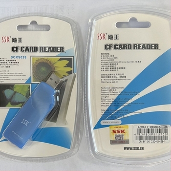 Ssk/Beowang SCRS028 Cititor CF de carduri pentru centrele de prelucrare CNC, interfață USB 2.0, suport CF, montaj extern, carcasă din plastic