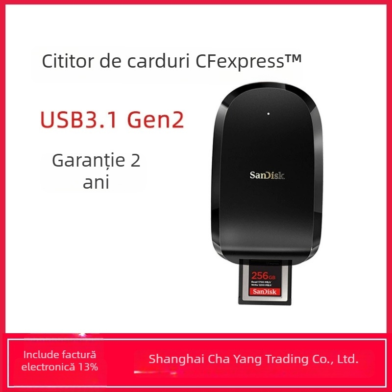 Sandisk SDDR-F451 Cititor CFexpress, interfață USB 2.0, CFexpress compatibil, garanție 2 ani