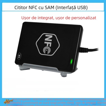 ACR1251U-M1 cititor RFID/NFC fără contact; interfață USB full-speed; suportă ISO14443 A/B, seria M1, DESFire, FeliCa; 13,56 MHz; rază de citire 5–10 cm