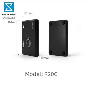 Cititor fără contact RFID pentru carduri R20C — 13,56 MHz, MF S50/S70, 14443A, distanță de citire 0–80 mm, memorie 4K, control acces