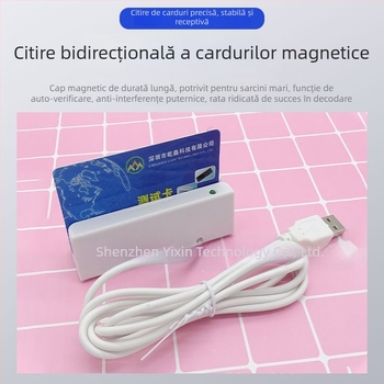YX-MSR600U Cititor de carduri de contact pentru bandă magnetică, IC și PSAM