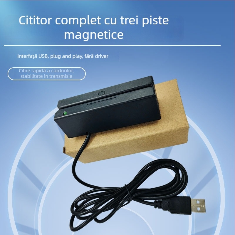YX-MSR600U Cititor de carduri de contact pentru bandă magnetică, IC și PSAM