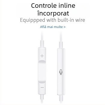 Xu yan căști in-ear cu interfață Type-C, pentru iPhone 15/16, originale, personalizabile