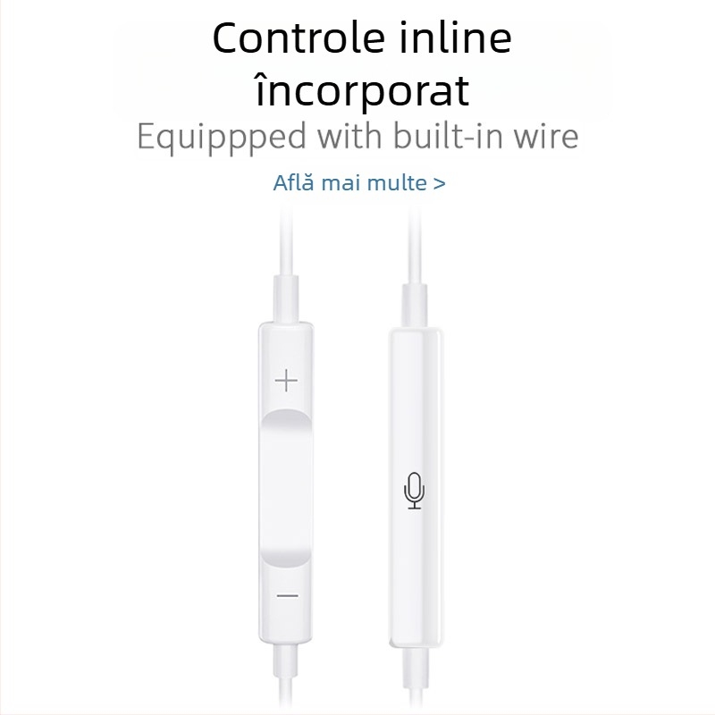 Xu yan căști in-ear cu interfață Type-C, pentru iPhone 15/16, originale, personalizabile