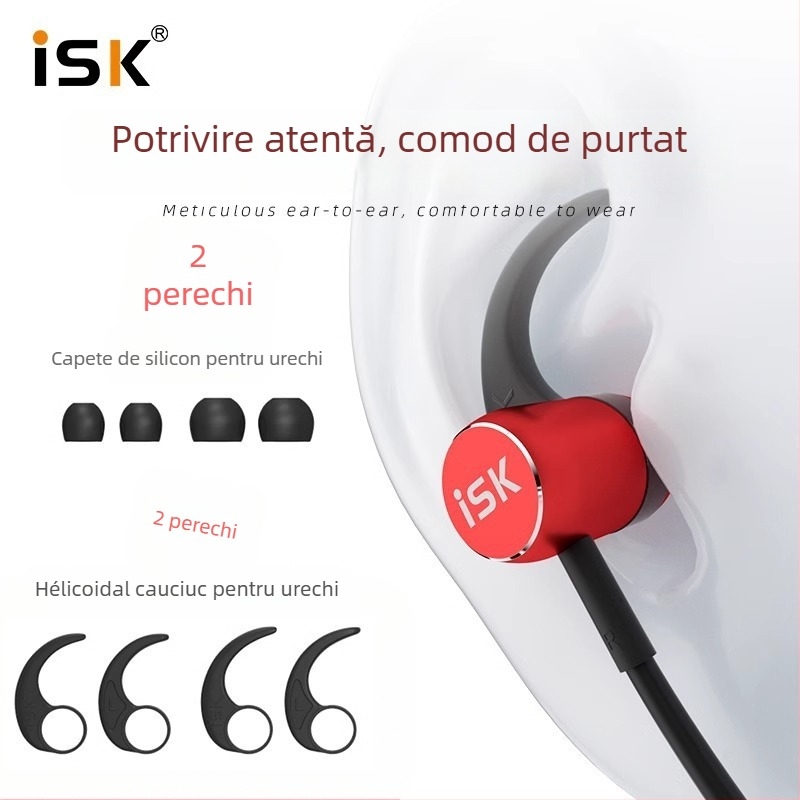 Isk Sem6S Căști in-ear cu fir Hi‑Fi pentru monitorizare, 3,5 mm conector direct