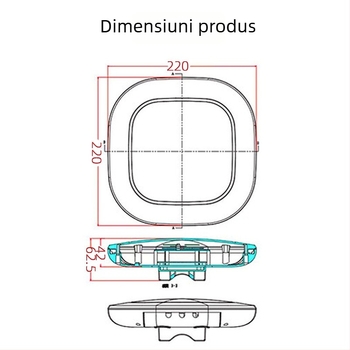 Carcasă pentru router/bridge wireless – material ABS, impermeabil exterior, carcasă electronică, brand Fudeyu, imprimare interfeță personalizabilă