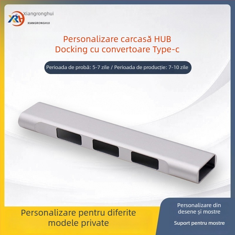 Carcasă pentru docking de expansiune 2HUB, aliaj de aluminiu, OEM disponibil