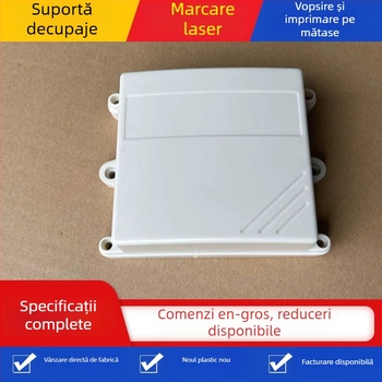 Carcasă din plastic ABS pentru senzor de temperatură și umiditate, cu găuri pentru cabluri