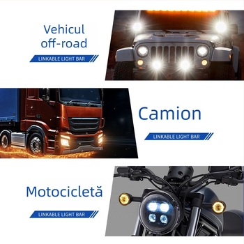 Carcasa de iluminare auto XK01 - aliaj de plastic grafit-carbon, carcasă pentru proiector și iluminare inferioară