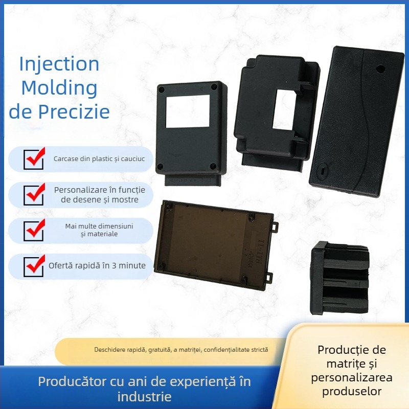 Carcasă din plastic, ABS/PP/PE, turnată prin injecție, carcasă a produsului electronic, cu 20 de mașini de injecție.