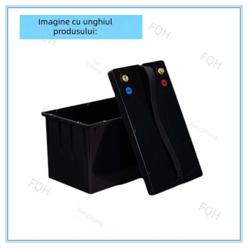 Cutie detașabilă pentru baterii litiu 12V 100Ah, carcasă ABS, etanșă, pentru campere și autoturisme