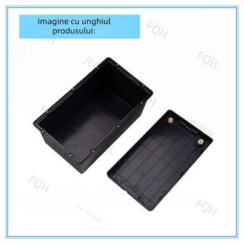 Cutie detașabilă pentru baterii litiu 12V 100Ah, carcasă ABS, etanșă, pentru campere și autoturisme