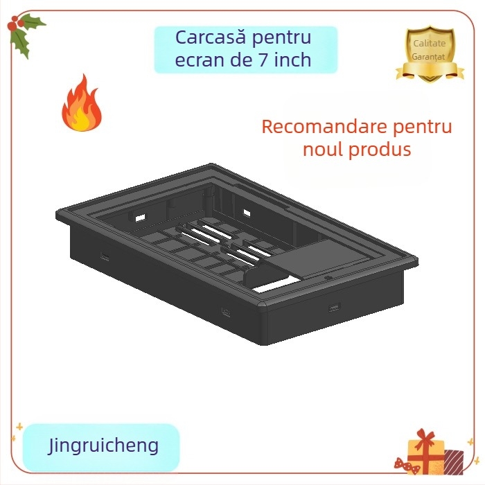 Carcasă de afișaj încorporată pentru echipamente industriale, PC+ABS, rezistentă la apă și praf, rezistentă la foc, anti-șoc, UV, rezistentă la ulei, pentru interfețe om-mașină și control industrial