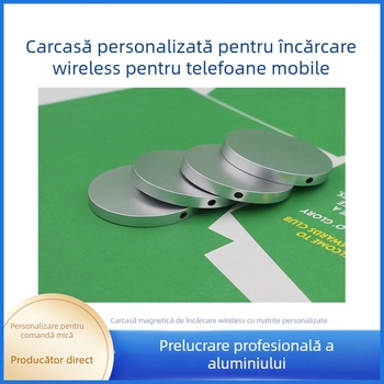 Carcasă de încărcare wireless pentru iPhone, aliaj de aluminiu, model 0025, OEM disponibil