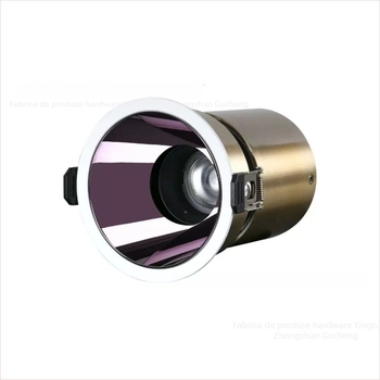 LED downlight cu COB, carcasă din aluminiu turnat, model TD16-4.5inch, potrivit pentru centre comerciale, spitale, hoteluri și plafoane rezidențiale