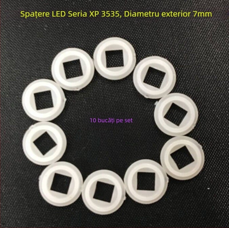 DIY garnitură de etanșare pentru cupa LED a becului, model 3535led gasket, plastic, suprafață turnată, compatibilă cu LED de înaltă putere