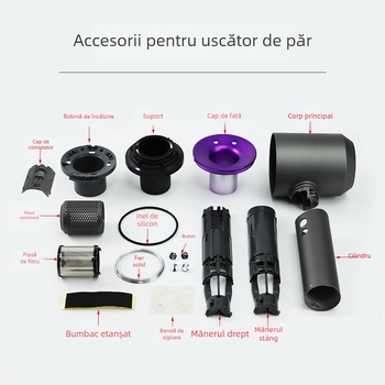 Carcasă din plastic pentru uscător Dyson – Teflon, ioni negativi, compatibil cu motor brushless de înaltă viteză