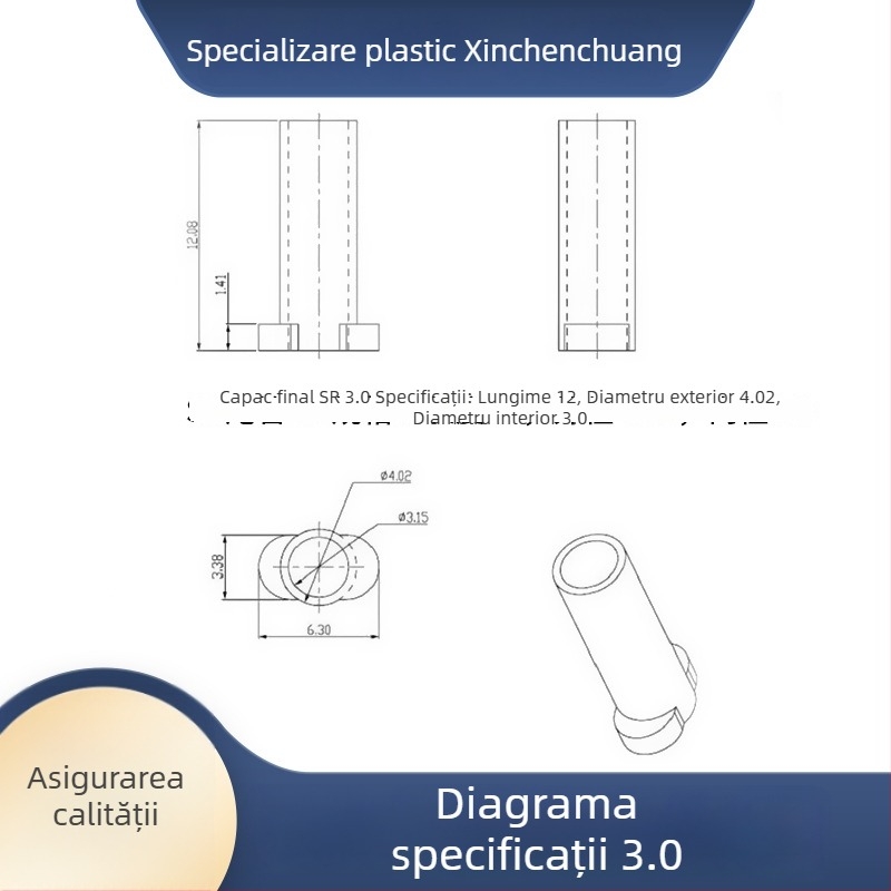 Carcasă de încărcător SR-long tail, specificație SR 3.0, încărcare wireless magnetică