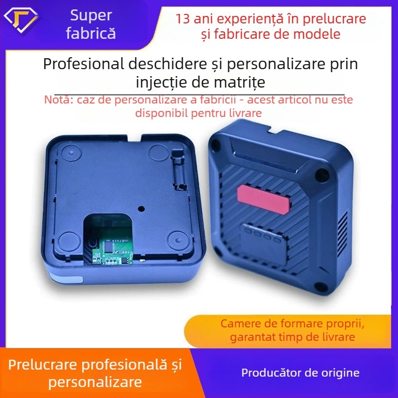 Carcasă din plastic pentru instrumente electronice, material ABS/PC/PP, Modelul 01, Codul produsului SLX-221, Proces de turnare prin injecție, deschidere de matriță, acoperire cu ulei, serigrafie, gravură cu laser