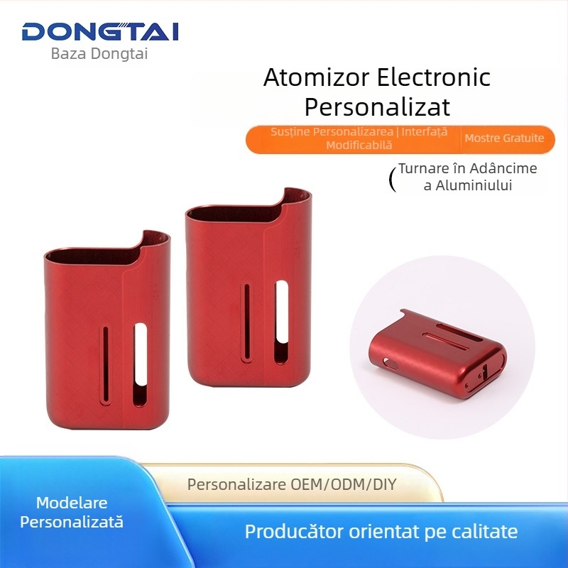 Carcasă pentru atomizor electronic din aliaj de aluminiu, placă de aluminiu profund trasă, OEM disponibil