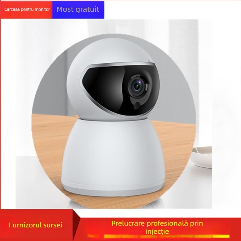 Carcasă din plastic pentru camere de supraveghere cu scut și capac tip dom