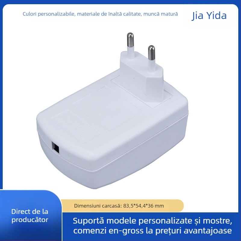 Carcasă pentru încărcător, model 035, design carapace de țestoasă, material PC+ABS, cu priză US/EU