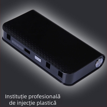 Sursă de alimentare pentru pornire automobil în carcasă LY (019-01), 12000mAh, cauciuc natural, finisaj UV pe suprafață și pe partea de jos, origine Shenzhen