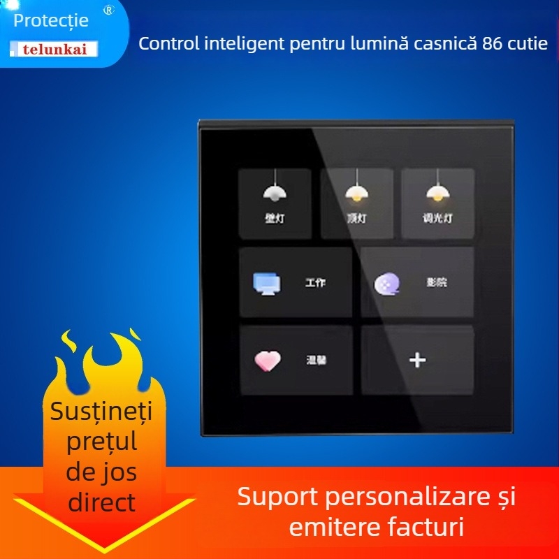 Trenkai 86AP-19 Carcasă ABS pentru Android WiFi Bluetooth audio host cu control vocal