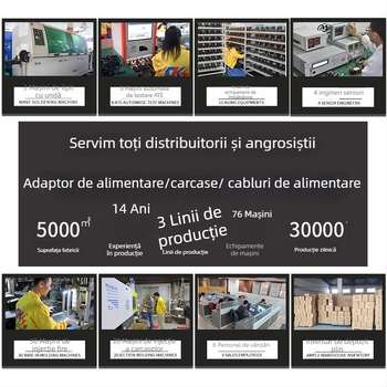 Carcasă pentru sursă de alimentare pentru birou | Chuangkesheng 7217 cu deschidere mare, ABS+PC, carcasă adaptor