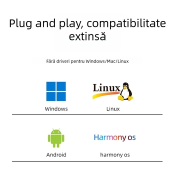 Carcasă externă SSD M.2 NVMe NGFF, USB-C, cu suport pentru NVMe și NGFF, aluminiu, 8TB, USB 3.2 Gen2
