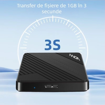 Carcasă externă SSD SATA de 2,5 inch, USB 3.0, ABS, până la 4 TB, portabil