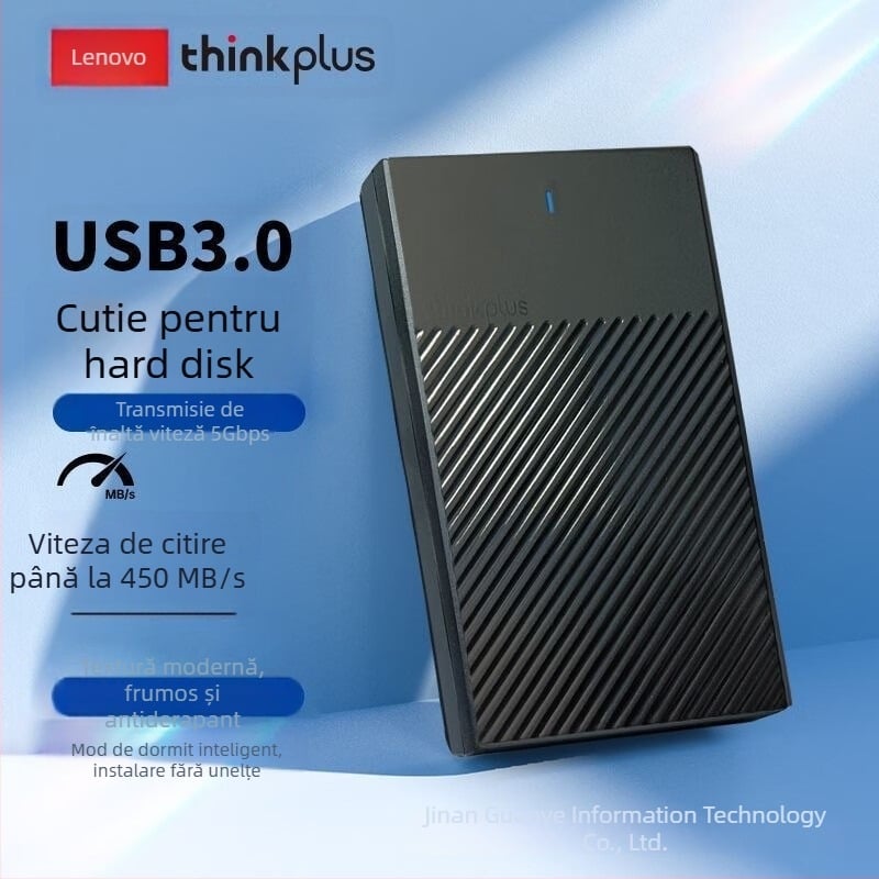 Cutie externă SATA pentru HDD USB 3.0, model K01-A, ABS+PC, suportă 129GB–4TB, viteză până la 5 Gbps cu UASP