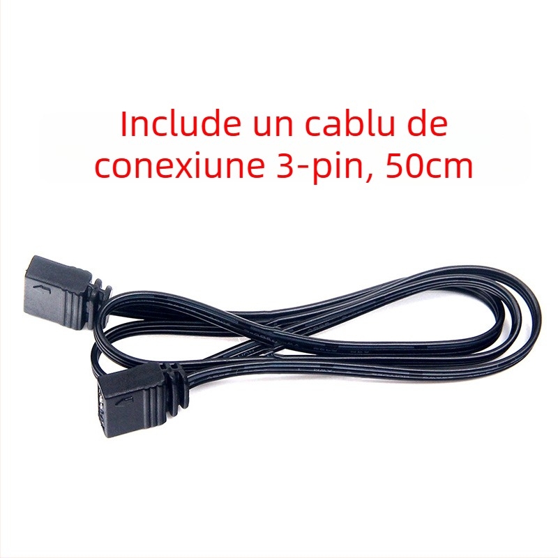 EZ Zeus EZ0726 Hub RGB Aura, interfață 5V 3-Pin, alimentare SATA, splitter cu 11 porți